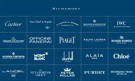 brands owned by richemont.